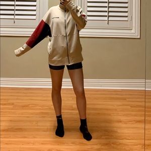 Zara zip up sweatshirt